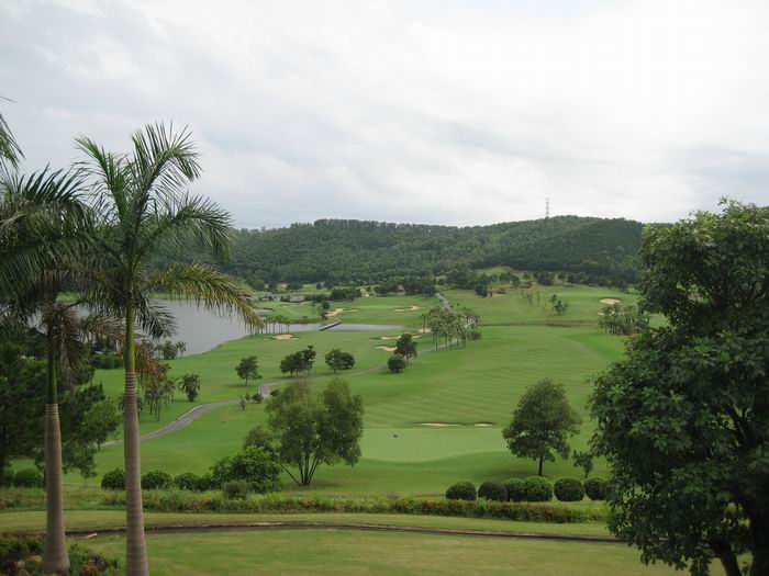Golfing in Hanoi, Vietnam